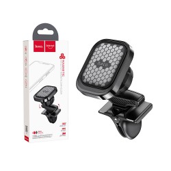 Suporte de Telefone do Carro Saída de Ar Magnético Hoco S49 Fuerte Series Preto  Suporte de Telefone do Carro Saída de Ar Magnético Hoco S49 Fuerte Series Preto